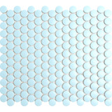 Porcelain Penny Round Mosaic Tile ORB-016LBLM Calypso Porcelain Penny Round Mosaic Tile ORB-016LBLM Calypso