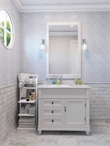 Mykonos Series MKN-02 Arcadia Chevron mosaic bathroom wall Tile Install