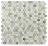 NB3923 Spring 2 x 2 Hexagon Marble Mosaic at BELK Tile 9 sheets together