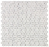 NB3917 Calacatta White Honed 2 x 2 Hexagon Marble Mosaic 9 sheets together NB3917 Calacatta White Honed 2 x 2 Hexagon Marble Mosaic 9 sheets together