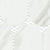 Paneria Collection PAN-9112 Cannoli Elongated Oval Mosaic Close up Paneria Collection PAN-9112 Cannoli Elongated Oval Mosaic Close up
