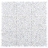 NB379 Slice Pebble White Marble Mosaic Tile 9 sheets together