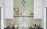 Kitchen Backsplash Tile Ideas for White Cabinets