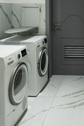 Laundry Room Floor and Wall Tile