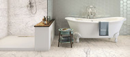 Transform Your Bathroom with Elegant Ceramic Floor Tiles