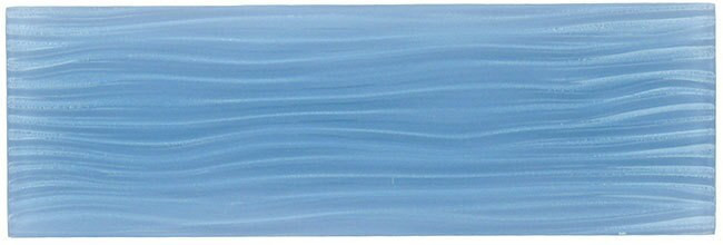 Crystile Wave Glass Subway Tiles 4 x 12 Ocean Spray