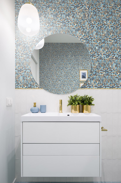 Onix Mosaico Hearth Palace Penny Round Print HP1PRP bathroom sink wall tile Onix Mosaico Hearth Palace Penny Round Print HP1PRP bathroom sink wall tile