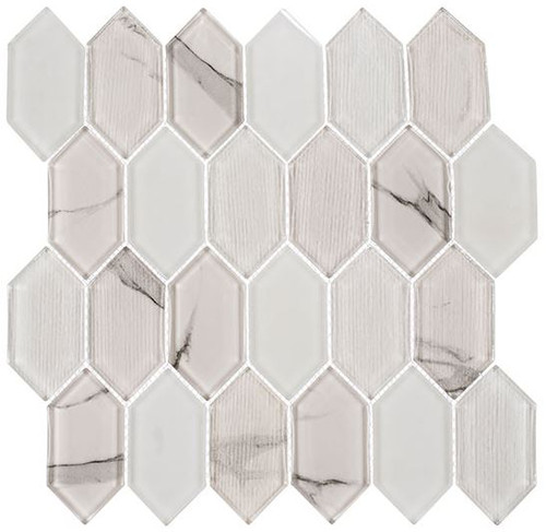 Pascal Adobe Collection Hexagon Glass mosaic PAB7101 Essential Aurian