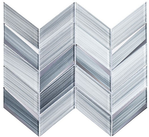 Kohala Collection Glass Chevron Mosaic Tile KLA-4703 Alicia Isle