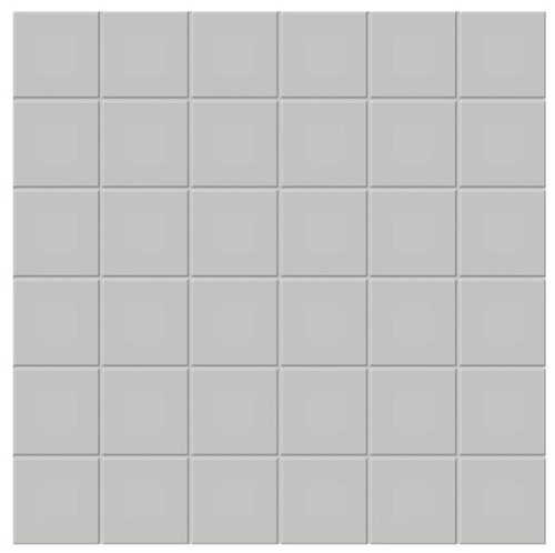 Anatolia Loft Grey 2 x 2 matte porcelain mosaic tile 4501-0421-0