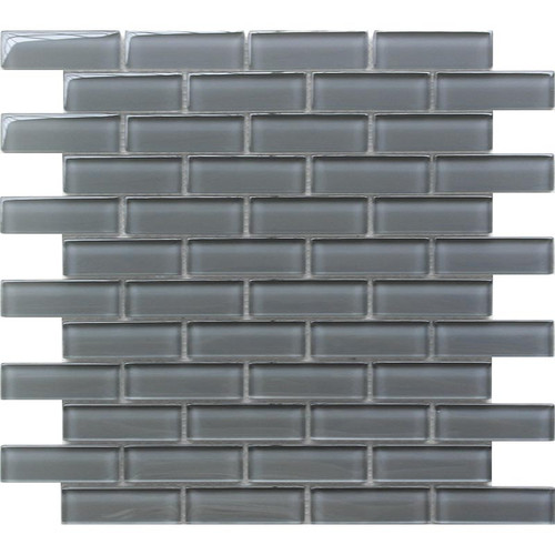 Mir Mosaic BR-097 Cobblestone 1 x 3 subway tile mosaic