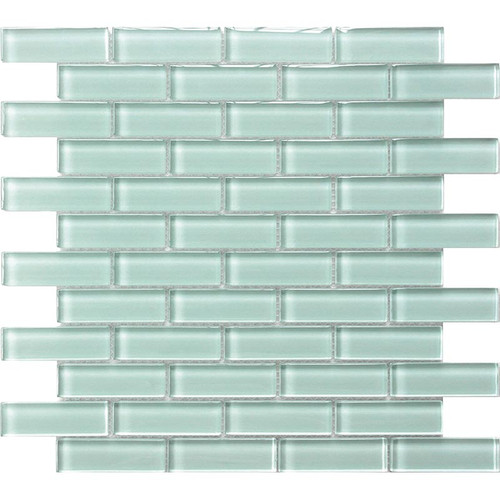 Mir Mosaic BR-047 Ice 1 x 3 subway tile mosaic