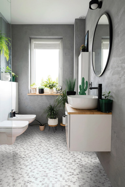 Onix Mosaico Hearth Palace Hexagon Matte Misty HP1HMMIS floor tiles