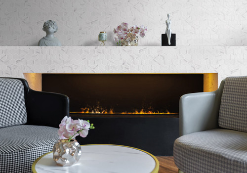 Onix Mosaico Hearth Palace hexagon matte venato white HP2HMVW fireplace tiles Onix Mosaico Hearth Palace hexagon matte venato white HP2HMVW fireplace tiles