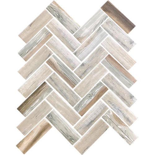 MIR Mosaics Nantucket Sankaty Herringbone NNC-12BR