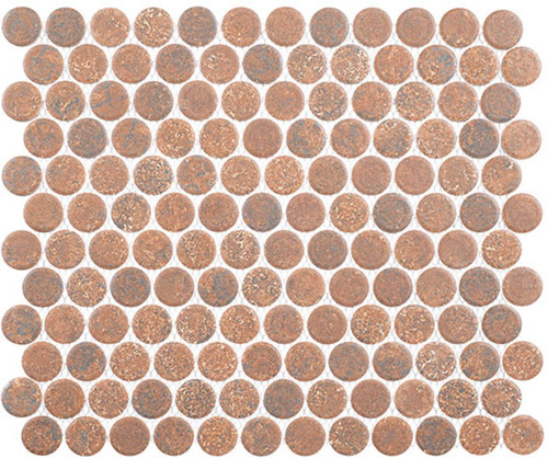 Belworth Collection Penny Round Mosaic Tile BWH-6286 Fyrelle