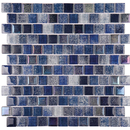 Essence Blue 1 x 1 NV0074 glass mosaic tile Essence Blue 1 x 1 NV0074 glass mosaic tile