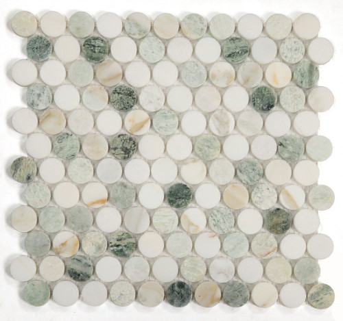 NB3937 Penny Round Round Marble Spring Full Sheet
