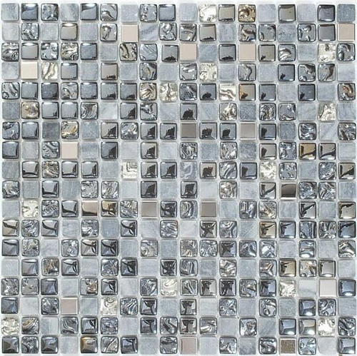 Bella Glass Tiles Opulence 5/8 x 5/8 Mosaic Series Starry Night