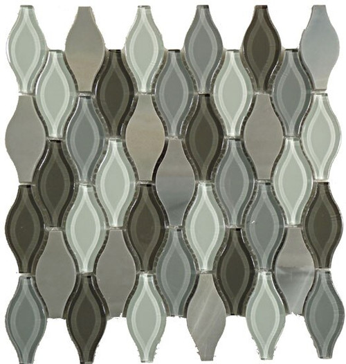 Bella Glass Tiles Seagull Series Polar Grey SGS72