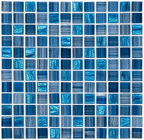Inkline Collection 1 x 1 glass mosaic tile INK-4103 Parkers Point