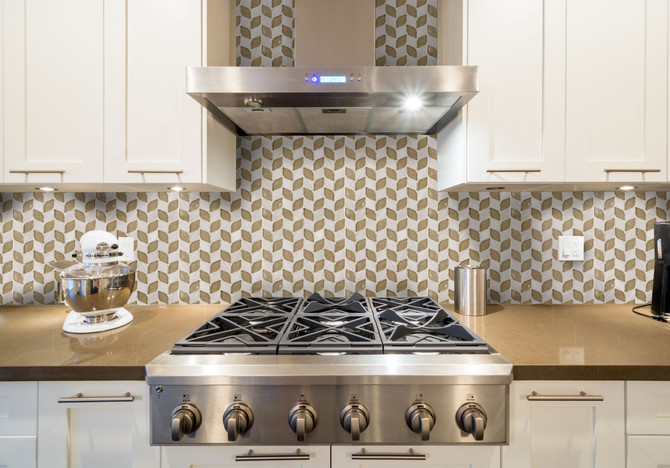 UBC Imagination Collection Sputnik Blossoms 862-032 kitchen backsplash install