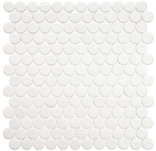 Meringue MGU-9601 Pavlova penny Round Mosaic
