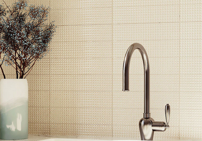 Wafer Series WFR-1282 Mando kitchen backsplash installation