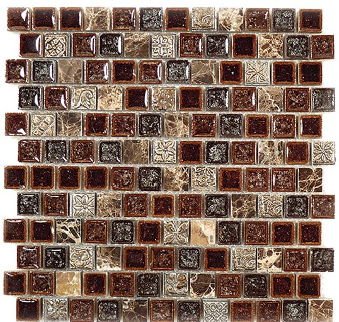 Bella Glass Tiles Tranquil Series Offset Crocodile Road