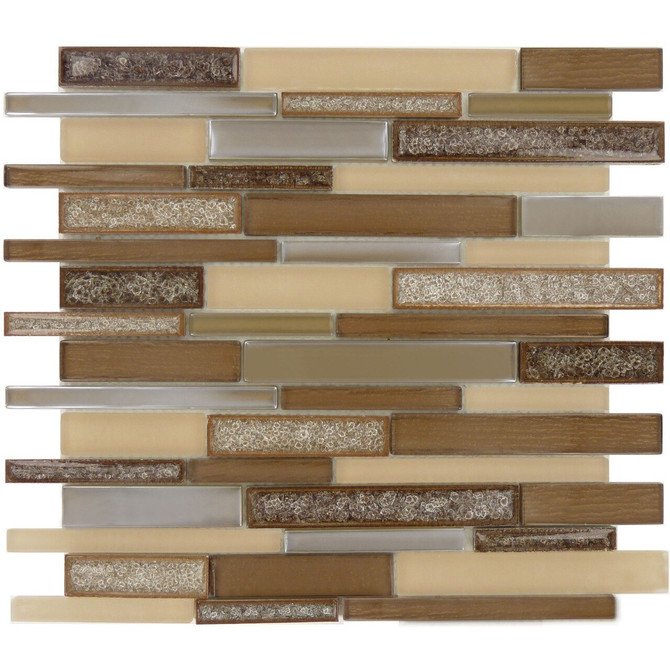 Bella Glass Tiles Bella Muro Series Monterey Suede BMS-242