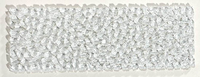 Bella Glass Tiles Glacier Series Raindrop Listello