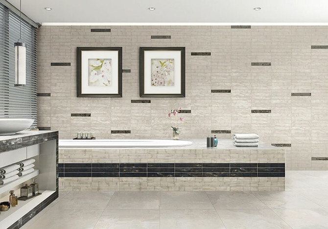 Bella Glass Tiles Bistro Series 3 x 14 Ceramic Subway Accent Wall Tile Lander