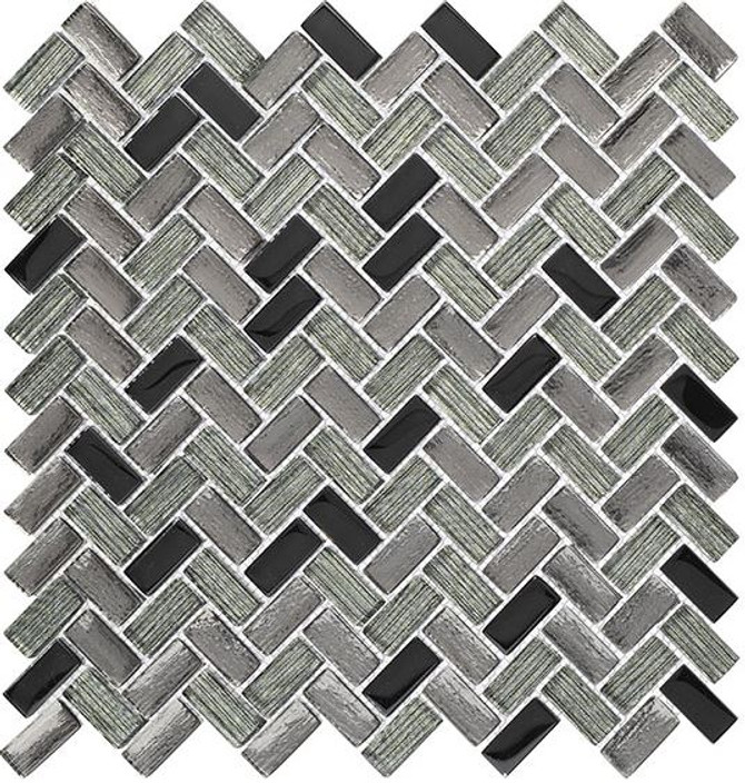 Larati Lane Glass Herringbone Mosaic LRL3204 Elysian Path