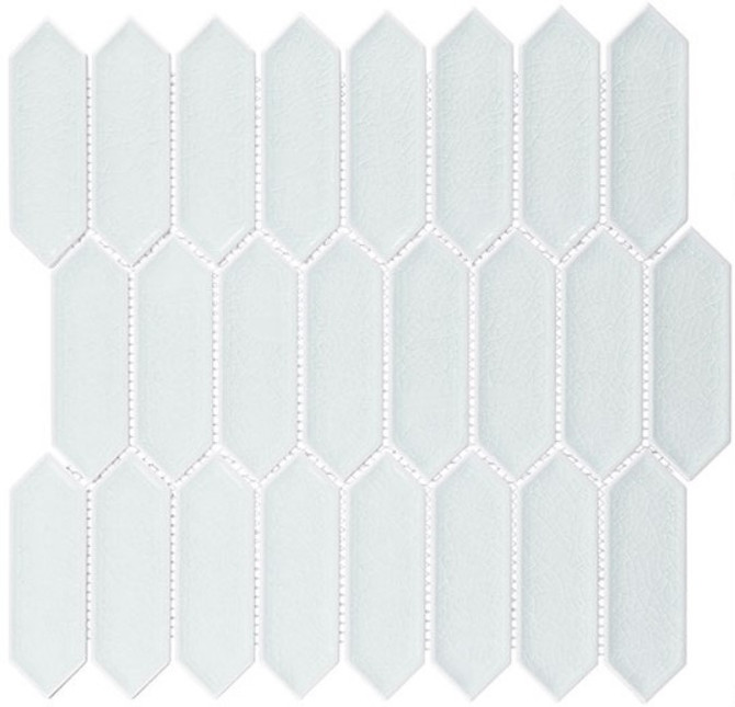 Decko Series DEK3504 Sweet Erte elongated hexagon crackle mosaic tile