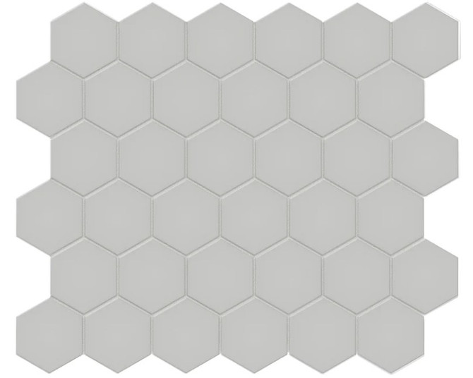 Anatolia Soho 2" hexagon 4501-0458-0 matte loft grey mosaic