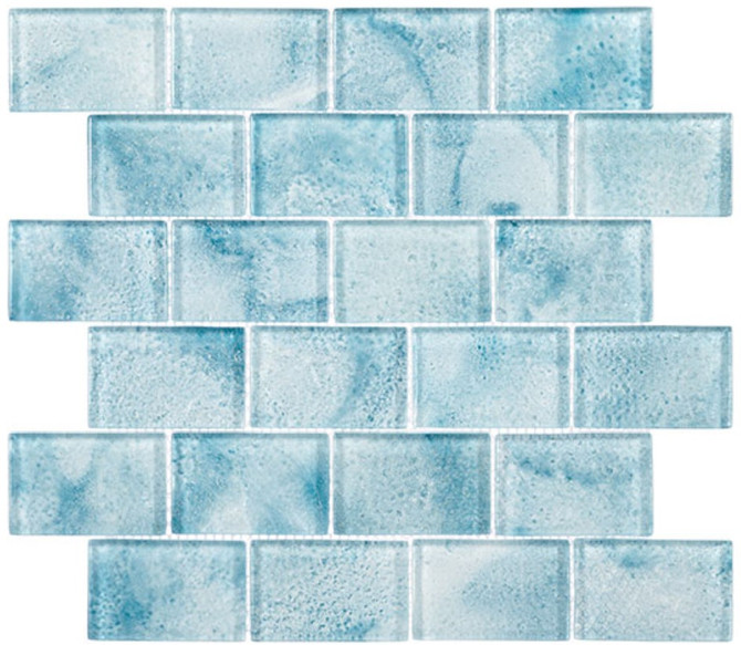 Frothy Swirls 2 x 3 Subway Tile FTS-6021 Swanky Pool