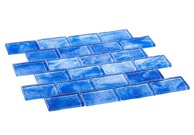 Frothy Swirls 2 x 3 Subway Tile FTS-6024 Azulejo Art angle view