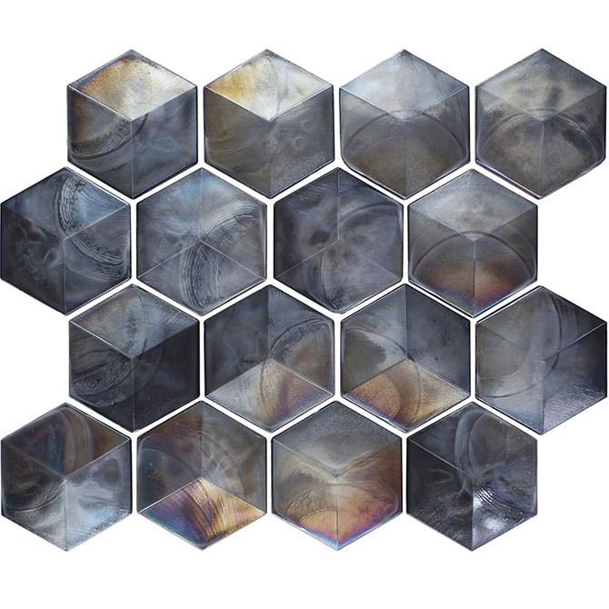 MIR Mosaic Allure Series Grey Hexagon AL-05GRY-H