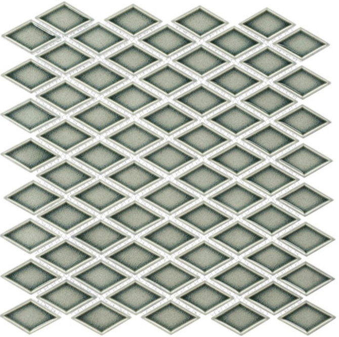 Daymon Collection Diamond Shape Crackle Glass Mosaic DAY 6274 Emergene