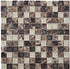 Bella Glass Tiles Tranquil Series 1 x 1 Chocolate Blend