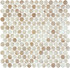 Onix Mosaico Hearth Palace Penny Round Kara Beige HP1PRKBG