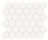 Anatolia Soho 2" hexagon 4501-0275-0 matte canvas white mosaic