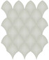 Anatolia Soho Tiles Scallop Mosaic Tile 4501-0517-0 GLOSSY Soft Sage