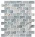 Onix mosaico 1 x 2 Brick Recycled Glass Tile Mosaic Bari HP12BB/5958