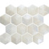 MIR Mosaic Allure Series White Hexagon AL-02WHT-H