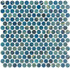 Tahiti Isles Penny Round Recycled Glass Mosaic TI 5422 Aorai Bay