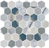 New Belfont Recycled Glass tile mosaic NBT-5434 Greigo Elegance