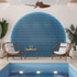 Fiji Water Crackled Pool Area accent Wall FIJ-WAT-CRK