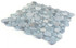 NB3925 Blue Glass and Stone Pebble Mosaic Tile Angle View