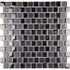 SERENITY-BLACK-1X1 offset glass mosaic tile NV0002